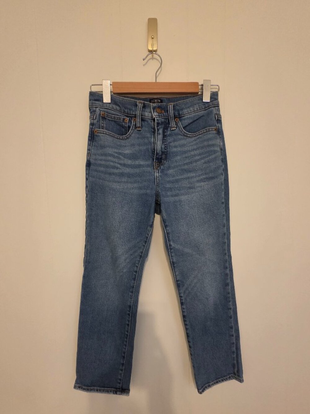 J.CREW Women's Essential Straight Jeans